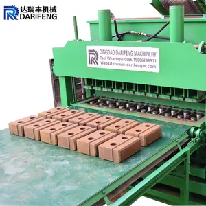 DF10-10 clay brick press mold soil logo brick machine compressed interlocking earth brick making machine
