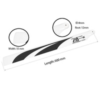 Hélicoptère RC professionnel RJX 600 mm, version FBL premium, pales en fibre de carbone