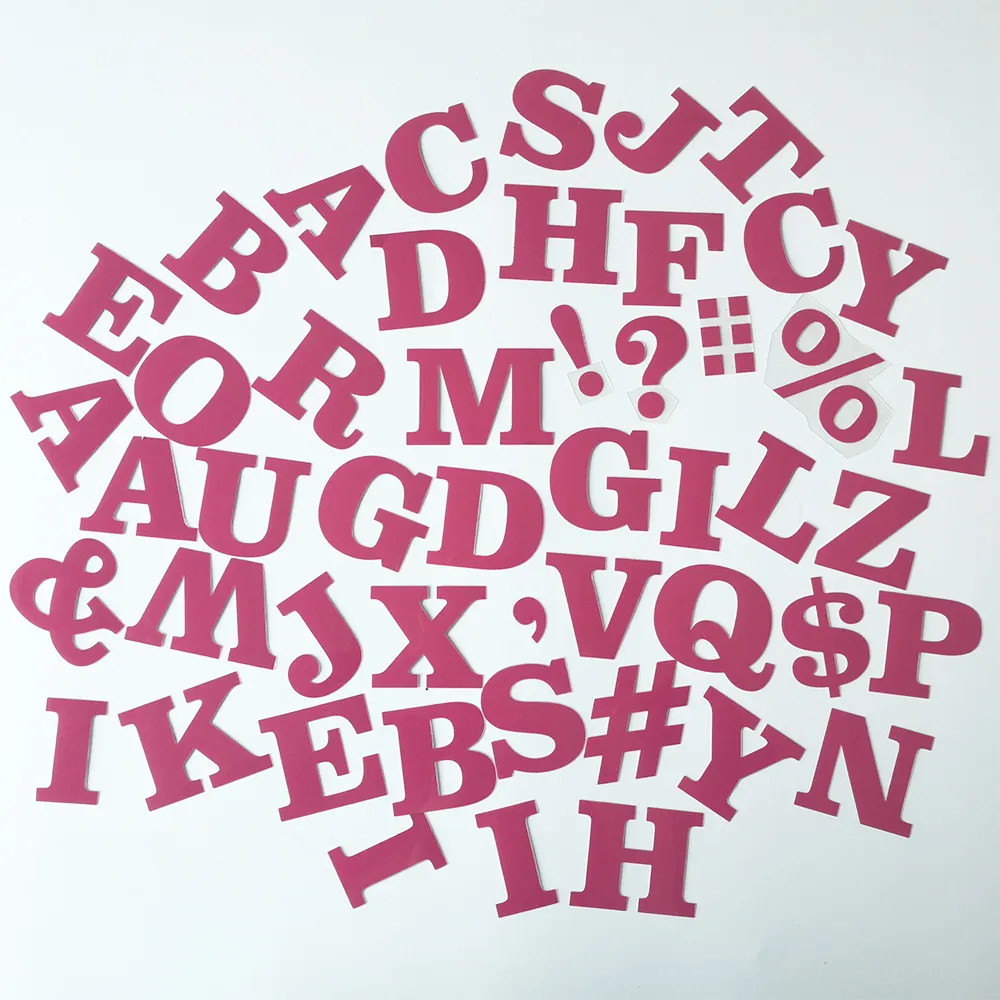 Ijzer Op Letters Pu Vinyl Ijzer Op Stof Letters Warmte Overdracht Papier Voor Kleding Shirts Decor Diy Ambacht