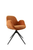 Chaise de salle à manger au design moderne et luxueux, revêtement en velours doux, fonction rotative, structure en métal, hauteur réglable, mobilier pour la maison