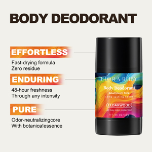 Nuevos ingredientes naturales no irritantes, desodorante en barra, cuidado de la piel al tacto seco, orgánico con alta calidad - Product Image 3