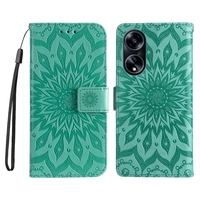 Étui portefeuille imprimé fleur de soleil pour Oppo A1 5G/A98 5G/F23 5G/Realme C53