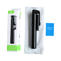Mini Treppiede Portatile Pieghevole in Lega di Alluminio con Anello Luminoso LED e Telecomando Wireless per Selfie e Supporto Telefono Retrattile