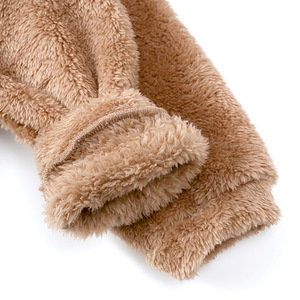 Nuovo bambino tenere indossare inverno ragazzi e ragazze in pile cappotto ispessito 9 mesi-7 anni cappotto con cappuccio per bambini - Product Image 3