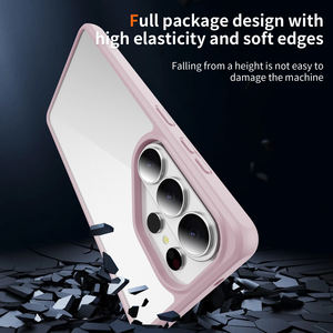 <span class=keywords><strong>Coque</strong></span> <span class=keywords><strong>de</strong></span> <span class=keywords><strong>téléphone</strong></span> transparente en PC TPU 2 en 1 avec protection antichoc pour l'objectif surélevé, découpes précises pour <span class=keywords><strong>Samsung</strong></span> S26 Ultra - Product Image 4