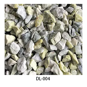 Color Verde DL-004 guijarro chino y piedra de pavimentación piedra de grava Natural