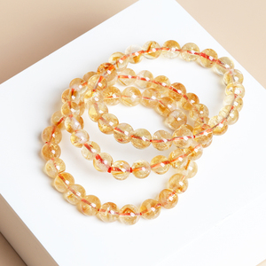 JD GEMSJewelry regali per la <span class=keywords><strong>festa</strong></span> <span class=keywords><strong>della</strong></span> <span class=keywords><strong>mamma</strong></span> braccialetto di guarigione energetica di cristallo naturale gemma citrino con perline <span class=keywords><strong>bracciale</strong></span> - Product Image 3