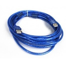 <b>Usb</b> <b>Extension</b> <b>Cable</b> 5m Copper Wire Blue Color For Data Transfer And Charging - Product Image 2