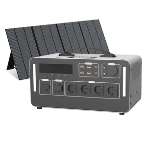 Nuovissima Stazione di Alimentazione <span class=keywords><strong>2400</strong></span> 1500w di Alta Qualità con Pannello Solare, Set Completo per Campeggio Off-Grid - Product Image 1
