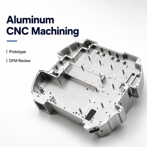 Parti in Alluminio Lavorate a CNC su Misura, Servizio di Fresatura e Tornitura di Precisione, Produzione Prototipi, Supporto <span class=keywords><strong>DFM</strong></span>, Fabbrica Professionale - Product Image 1