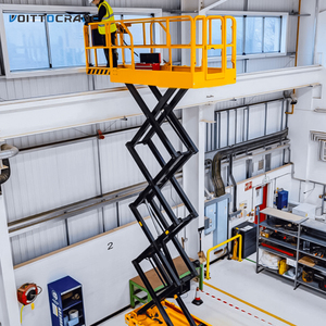 Plateforme de travail en hauteur à ciseaux hydraulique portable, élévateur à ciseaux électrique pour entrepôt, 220v 380v, remorquable, 4m 6m 8m 10m 12m 14m - Product Image 6