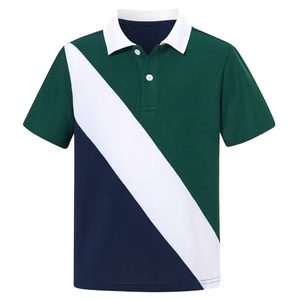 Custom Kids 100% Polyester Polo Shirt Quick Dry Short Sleeve Solid Casual Boys Girls Printed Polo Top - Product Image 1