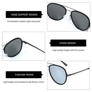 Unisex Reyban metallo Nylon <span class=keywords><strong>occhiali</strong></span> da sole verde/marrone Pilot Frame italia design lente polarizzata HD CAT.3 UV400 <span class=keywords><strong>occhiali</strong></span> da sole colorati - Product Image 2