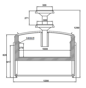 סיטונאי מסחרי סופרמרקט סופרמרקט קירור זכוכית תצוגת אי מקפיא 2500mm - Product Image 4