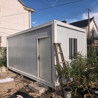 Maisons préfabriquées modulaires modernes en conteneurs, prêtes à l'emploi, à faible coût, légères, durables, pour appartements, bureaux, hôtels