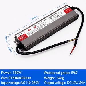 <span class=keywords><strong>Transformateur</strong></span> d'alimentation étanche IP67 <span class=keywords><strong>12V</strong></span> 24V pour bande <span class=keywords><strong>LED</strong></span>, convertisseur AC/DC 60W 100W 200W 300W 400W 500W, driver <span class=keywords><strong>LED</strong></span> - Product Image 3