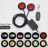 Nouvelle Offre : Phares LED Dynamiques 12V 3 Pouces Effet Yeux de Diable, Projecteur Plat, 33 Modes, Accessoires de Voiture, Feux Antibrouillard LED
