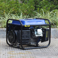 BISON CHINA BS1800 Tragbarer Benzin-Generator für Zuhause 3PS 1kW 1,2kW 24V DC Elektrostart Seilzugstart Einphasig 220/380V