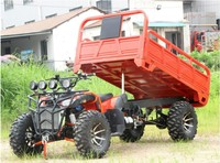 Quad agricole 4x4 refroidi par eau de 350 cm³ avec benne basculante, véhicule utilitaire à 4 roues pour l'agriculture, capacité de charge de 1000 kg