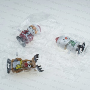 Jouets à remonter pour sacs cadeaux de Noël : Père Noël, Bonhomme de neige, Renne, Pingouin, Elfe, Bonhomme en pain d'épices – Idéal pour fêtes et événements, cadeau gratuit - Product Image 6