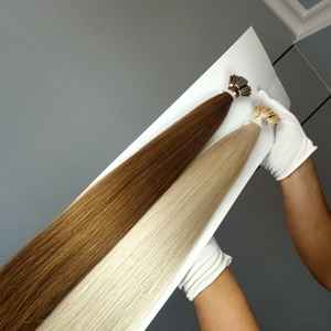 Extensions de cheveux naturels I-Tip en gros, double épaisseur, russes, de qualité supérieure, 100 % cheveux humains vierges, extensions de cheveux à la kératine I-Tip - Product Image 6