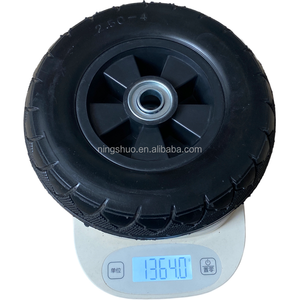8 pouces 200x60 2.50-4 Roulette en caoutchouc solide <span class=keywords><strong>anti</strong></span>-<span class=keywords><strong>crevaison</strong></span> sans chambre à air Pneus de générateur de roue en caoutchouc - Product Image 4