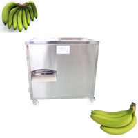 Roestvrijstalen Groene Rauwe Bananenhuidverwijderingsmachine Commerciële Automatische Bananenschilmachine Weegbree Dunschiller Machine