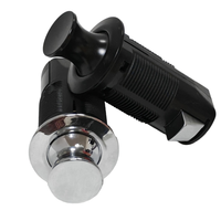Serrure à bouton-poussoir sans clé pour tiroir/armoire de camping-car, bateau et marine - Poignée non amovible pour camping-car, caravane, bateau et armoires marines