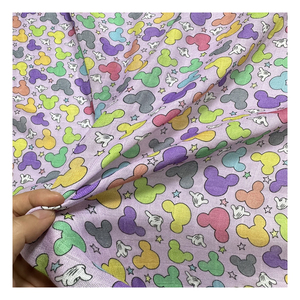 Couverture d'emmaillotage en mousseline de coton et bambou pour bébé, motif tête d'ours de dessin animé, impression numérique, à carreaux 2x2, style <span class=keywords><strong>chemise</strong></span>, de notre usine - Product Image 6