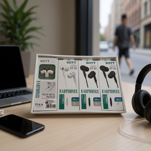 Soyt Earphones With Microphone Stereo Rock Bass In Ear Headset 12 Pcs - Product Image 2