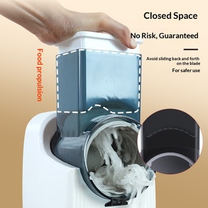 Cortador de Verduras Eléctrico Automático Multifuncional Tipo Torbellino, Gadget de Cocina Doméstico, Modelo Triturador y Rebanador - Product Image 4