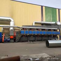 Peralatan Filter Gas Industri Profesional Peralatan Pengolahan Gas Limbah Organik Mesin Pembakaran Katalitik