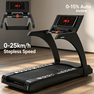 เครื่องออกกำลังกายวิ่งไฟฟ้า K-FIT SC Grade Commercial Motorized GS-160 ระดับมืออาชีพ สำหรับยิม พร้อมพื้นวิ่งกว้าง รับผลิตแบบ OEM ขายส่ง GS-160 Mix - Product Image 2