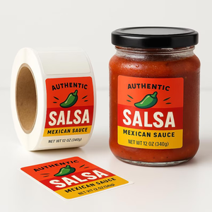 Autocollants personnalisés pour logos alimentaires, étiquettes de valeur nutritionnelle, faible MOQ 1 pièce, imperméables - Product Image 3