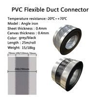 Connecteur de conduit flexible à installation facile pour la réduction du bruit et la connexion de toiles souples