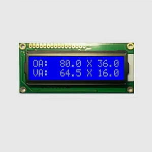 LCD Display Module Parallel 16x2 1602 Character Newest SPLC780D 80X36 MM Blue background mono Japanese Font LCD module