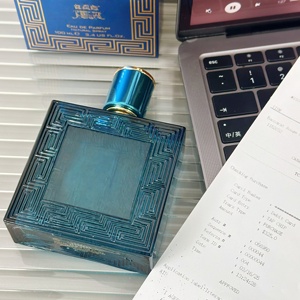 Stock US - Livraison 2-5 jours - Parfum en vaporisateur de luxe bleu géométrique pour homme - Senteur boisée longue durée - Usage quotidien - Product Image 5