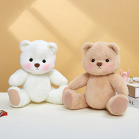 Peluche ours en peluche Lina mignonne en position mignonne, canapé, je t'aime, nœud papillon, grand couple, mariage, renard en peluche, poupée, cadeau pour enfants, polyester