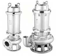 Pompe submersible pour eaux usées WQ-S 65 mm DN, moteur à haut rendement et économie d'énergie, débit 15 m, hauteur de refoulement 15 m, protection thermique intégrée, conception de sécurité.