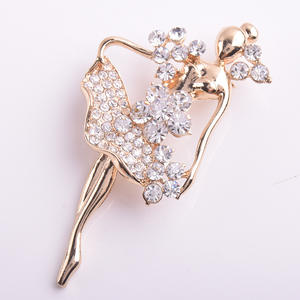 Ballet bailarina bailarinas broche mujeres niñas Hijab <span class=keywords><strong>Pin</strong></span> <span class=keywords><strong>up</strong></span> Clips bufanda sombreros hombro ramilletes ramo Bijoux - Product Image 4