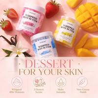 Beurre Corporel Fouetté 120g Fraise Milkshake Mangue Soufflé Vanille Douce Crème Hydratante Nourrissante 3 Parfums OEM