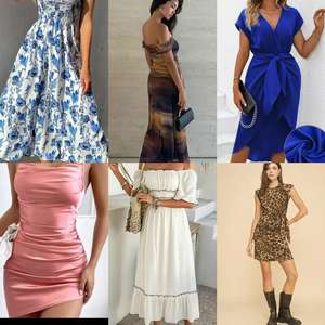 Ropa de Verano de Marca para Mujer Estilos Mixtos en Stock Vestidos Camisetas Camisas Pantalones Faldas Envío Aleatorio Ropa Shein al por Mayor - Product Image 2