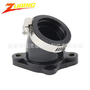 อุปกรณ์เชื่อมต่อคาร์บูเรเตอร์รถจักรยานยนต์ Zuqing ขนาด 28 มม. สำหรับรถออฟโรด UTV ATV อะแดปเตอร์ยาง - Product Image 2