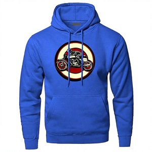 Hoodies de moto unisexes personnalisables en une couleur, respirants, de qualité supérieure, en polyester/coton, anti-UV, à manches longues - Product Image 1