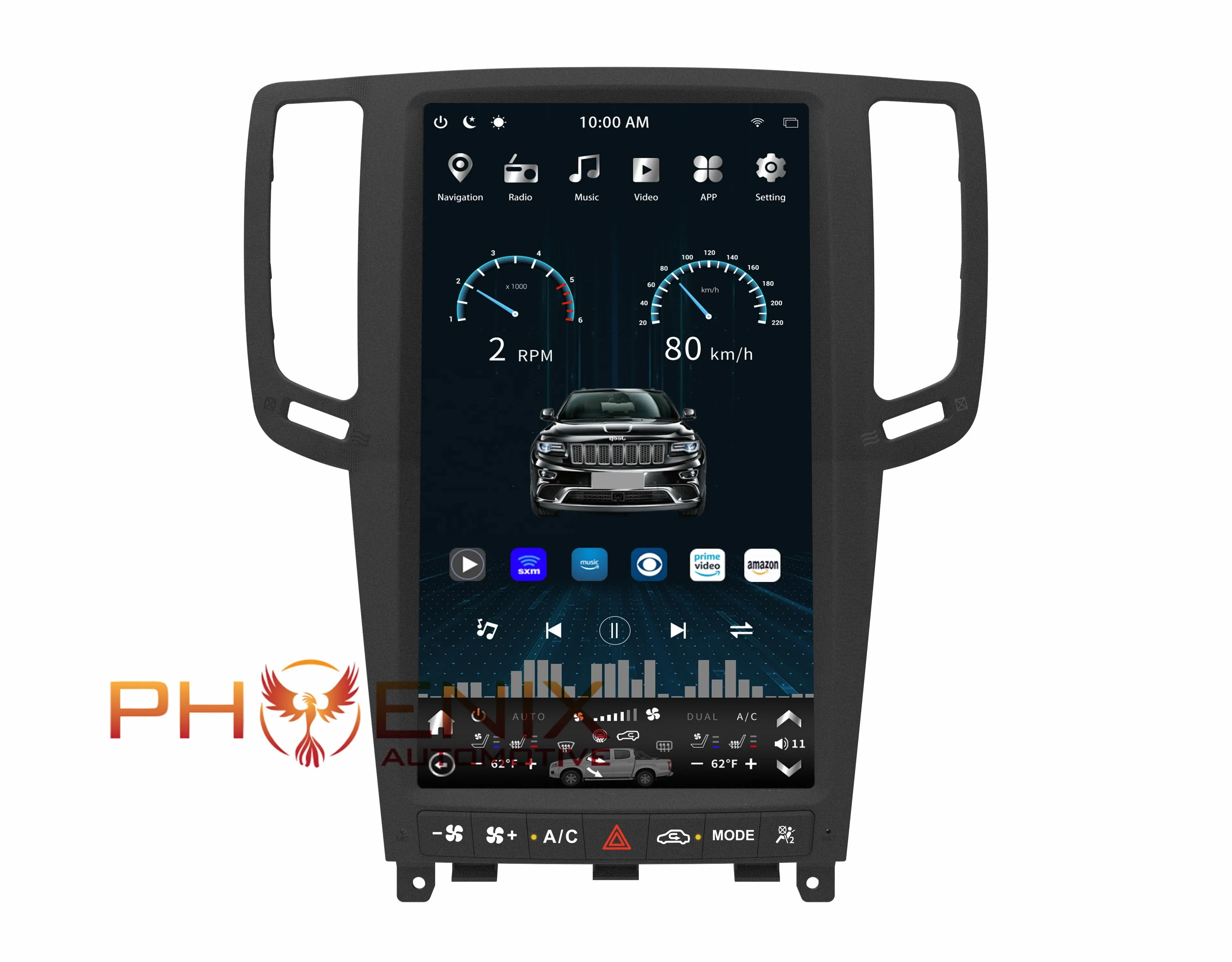 PA 2023 13.6 "lettore DVD di navigazione Stereo per auto con schermo verticale Android 12.0 per radio Infiniti G35/G37/Q40/Q60 2007-2015 Tesla