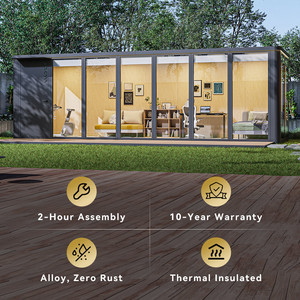 COCOVIA Maison de jardin modulaire préfabriquée à construire soi-même, Cabines de jardin préfabriquées, Appartement de jardin à monter en 2 heures - Product Image 6