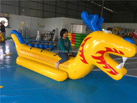 Bateau gonflable à Double ligne, équipement de jeu d'eau, divertissement, activités, Dragon