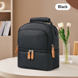Sac à dos isotherme double couche en cuir pour maman, sac de <span class=keywords><strong>conservation</strong></span> portable pour <span class=keywords><strong>lait</strong></span> <span class=keywords><strong>maternel</strong></span>, sac à bandoulière pour activités extérieures - Product Image 6
