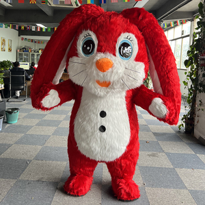 Costume Gonfiabile da Coniglio per Adulti, Mascotte di Pasqua, Kit Cosplay Anime, Tuta Integrale per Intrattenimento e Carnevale - Product Image 1