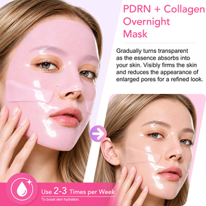 MasaiGGe Maschera Viso in Gelatina Rosa con DNA di Salmone PDRN per Cura della Pelle Femminile, Anti-Invecchiamento, Anti-Rughe e Idratante - Product Image 2